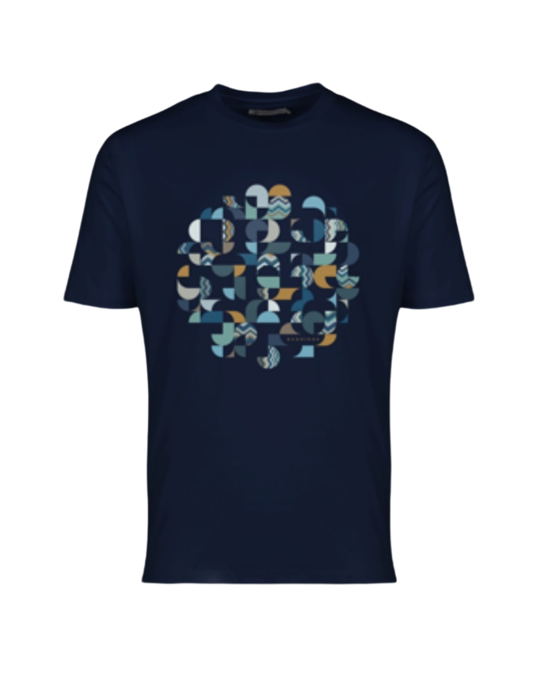 Moda Bandidos Geo Zig T-Shirt - Navy